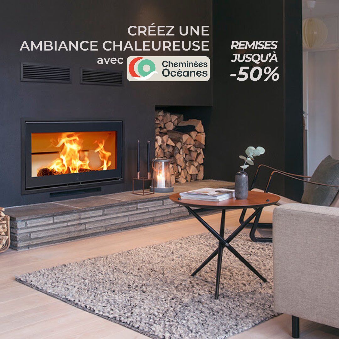 Créative Cheminées Océanes - Cheminée insert