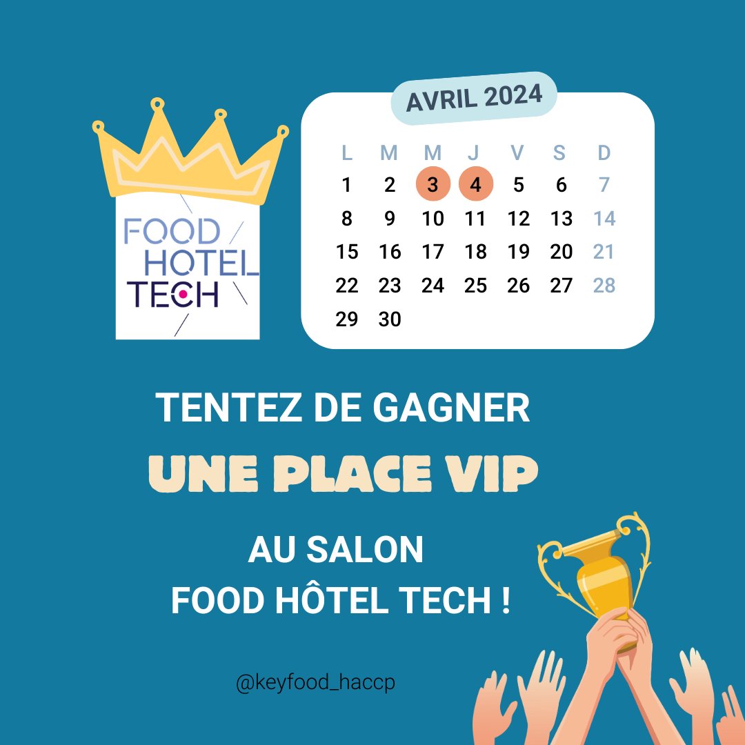Jeu concours place VIP salon Food Hôtel Tech