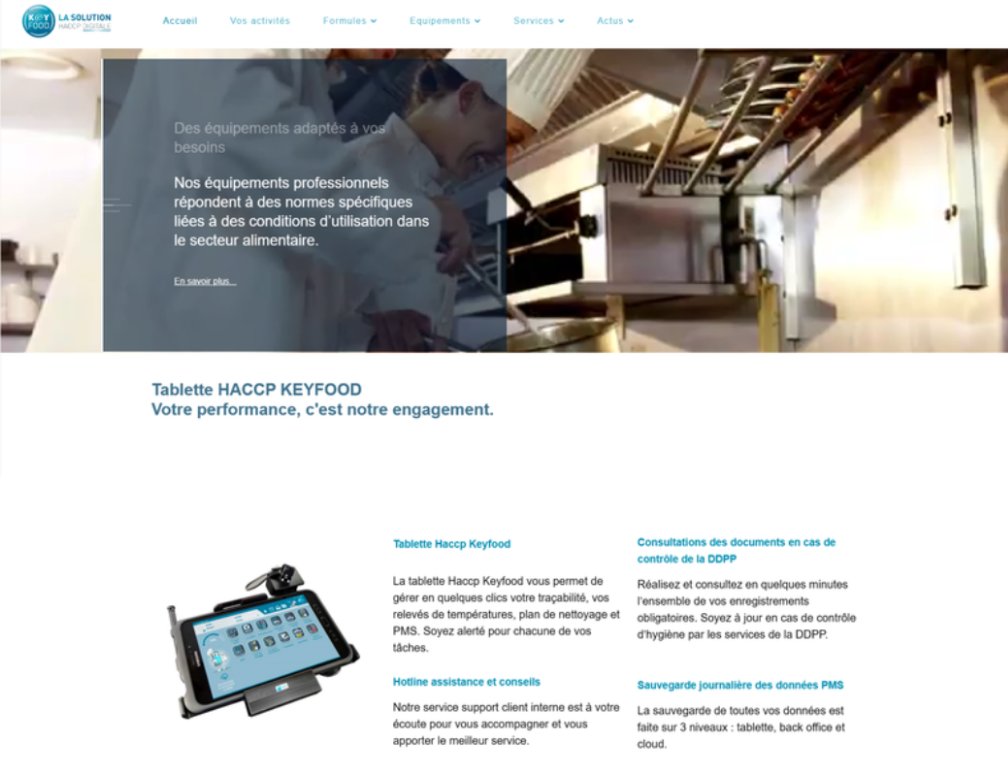 Site Keyfood avant refonte