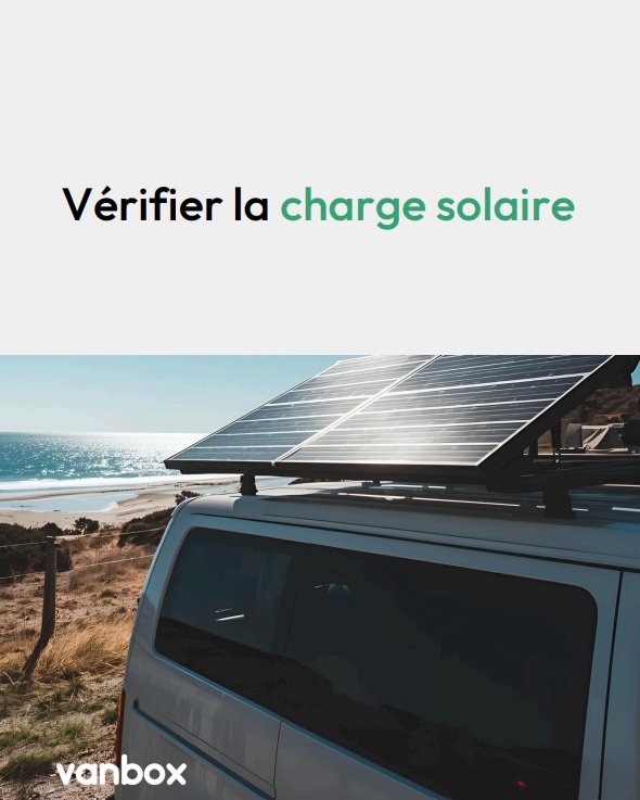 Vanbox - Charge solaire